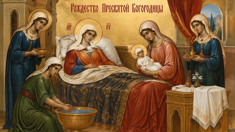 Наш храм встретил праздник Рождества Пресвятой Богородицы. Фото со службы.